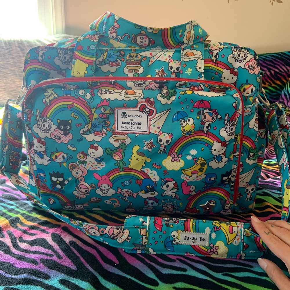 Ju-Ju-Be Hello Kitty Rainbow Diaper Bag